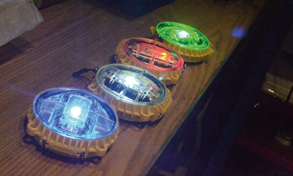 Pisces different colour lights