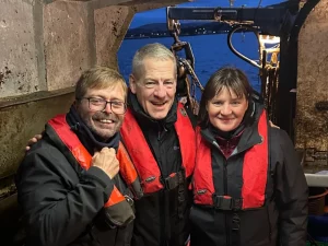 Community catch aboard the Eilidh Anne during the Largs deployment