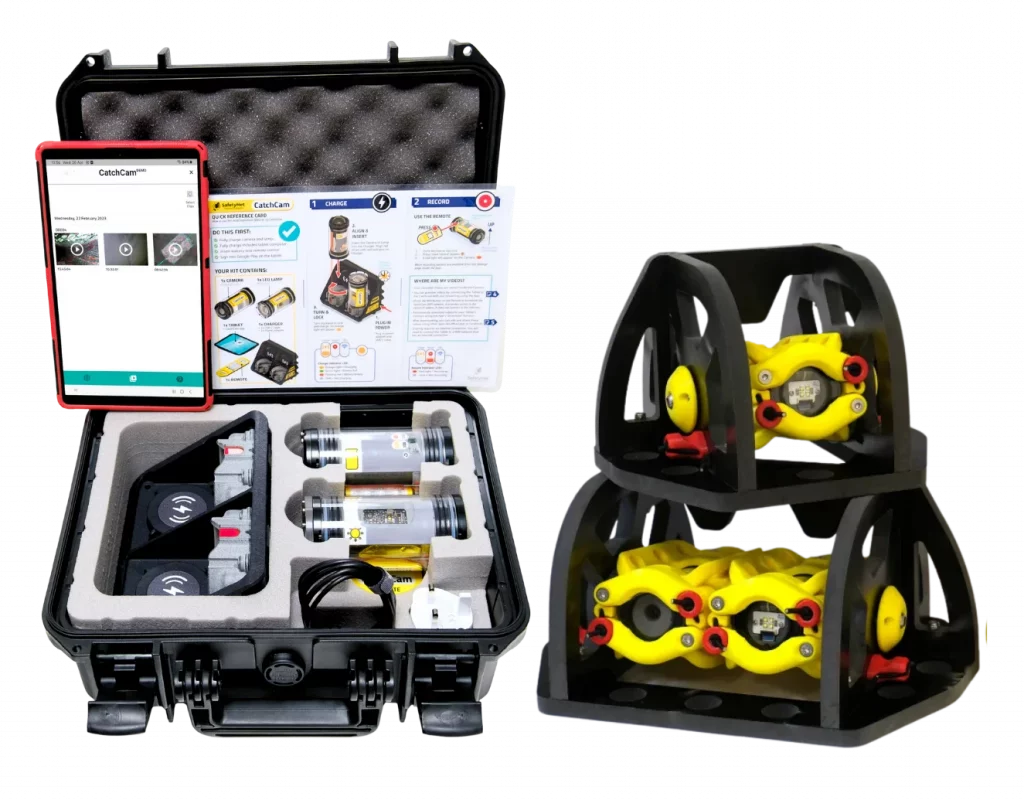 Underwater camera system catchcam for fisheries monitoring